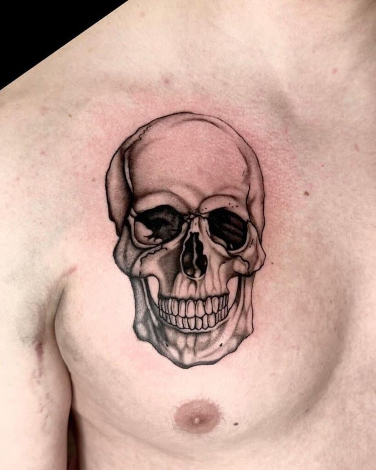6. Schädel-Tattoo