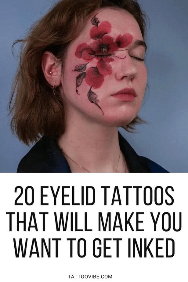 20 Augenlid-Tattoos, die Lust auf eine Tätowierung machen
