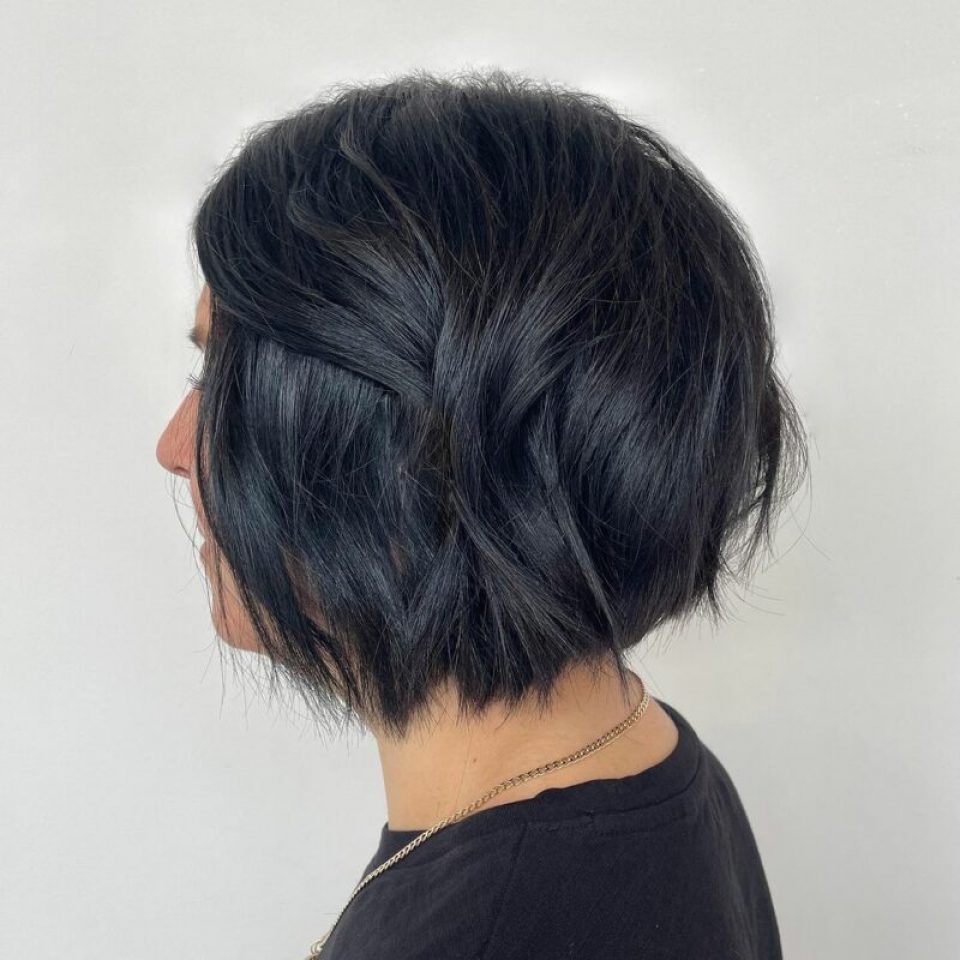 Kurze Schwarze Haare Schulterlang
