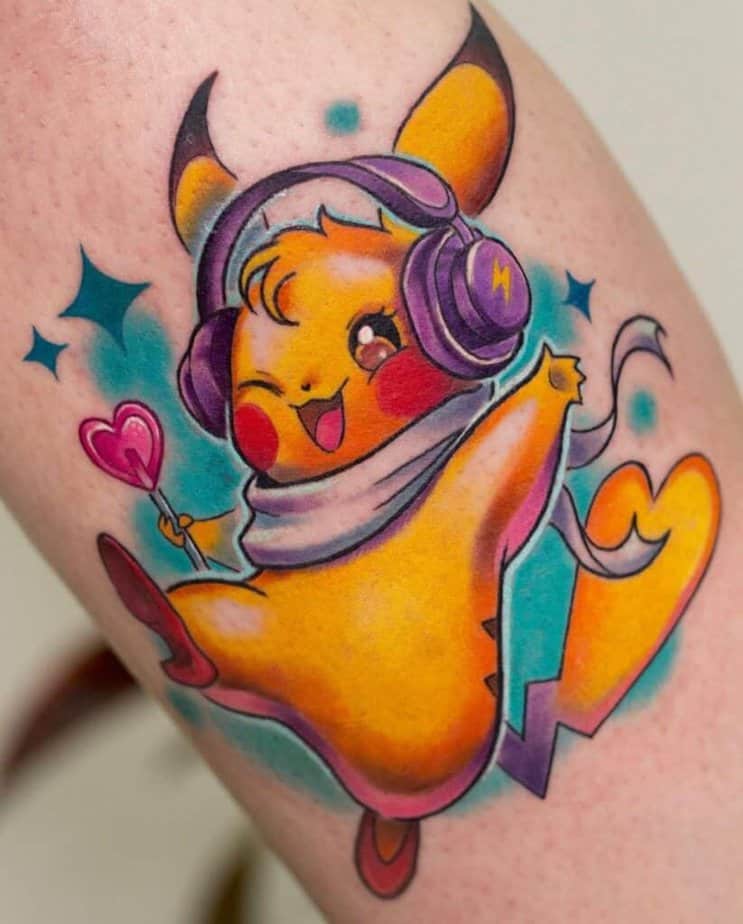 4. Ein Pokemon-Tattoo