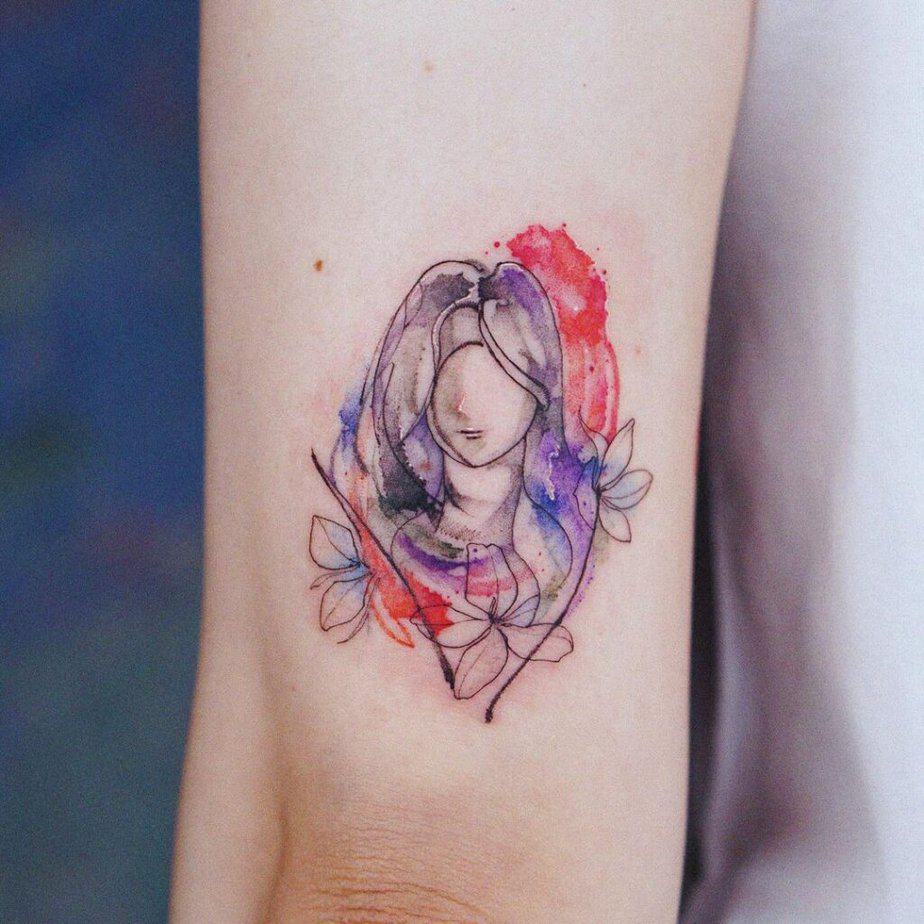 4. Ein Porträt-Tattoo