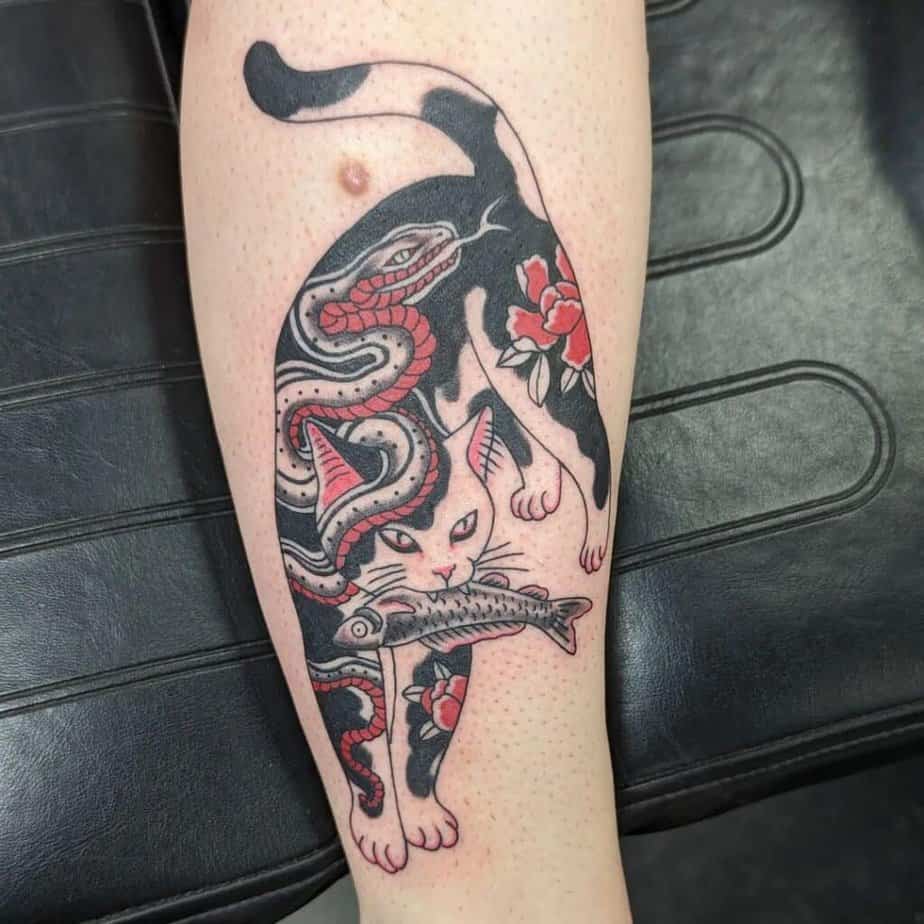 12. Katzen-Tattoo
