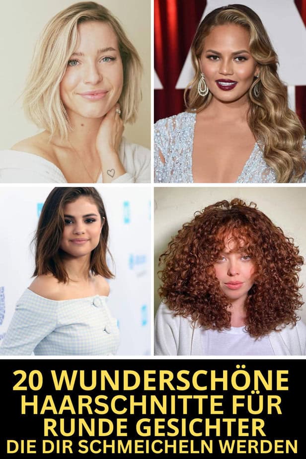 20 Wunderschöne Haarschnitte für runde Gesichter, die dir schmeicheln werden