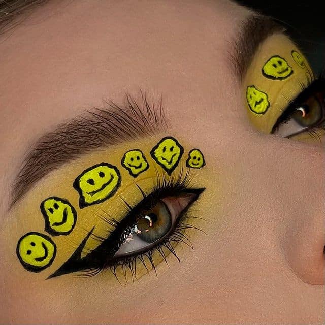 9. Lustige gelbe Smiley-Gesichter
