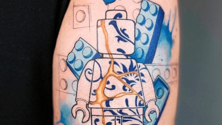 20 sehenswerte Lego-Tattoo-Ideen für echte Lego-Fans