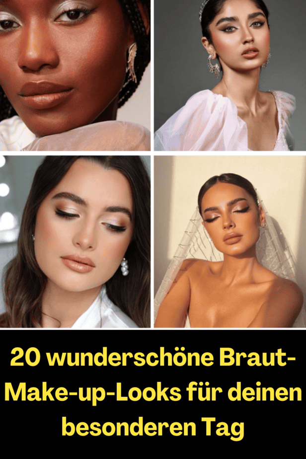 20 wunderschöne Braut-Make-up-Looks für deinen besonderen Tag