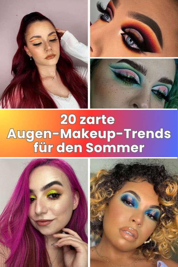 20 zarte Augen-Makeup-Trends für den Sommer
