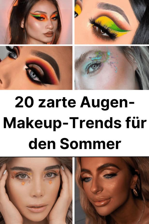 20 zarte Augen-Makeup-Trends für den Sommer