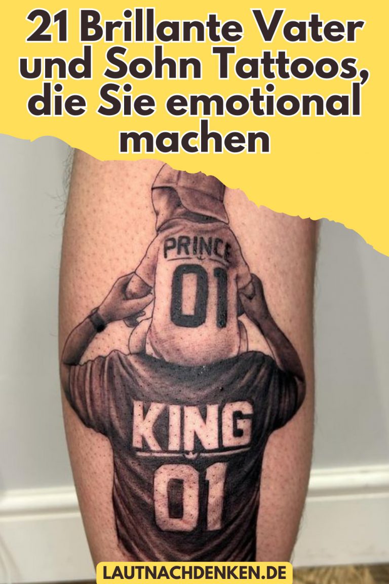 21 Brillante Vater und Sohn Tattoos, die Sie emotional machen