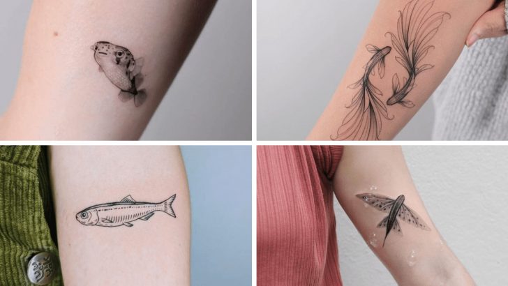 21 Fantastische Fisch-Tattoos, die Sie fesseln werden