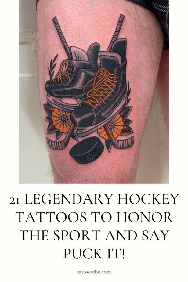 21 legendäre Eishockey-Tattoos, die den Sport ehren und PUCK IT sagen!
