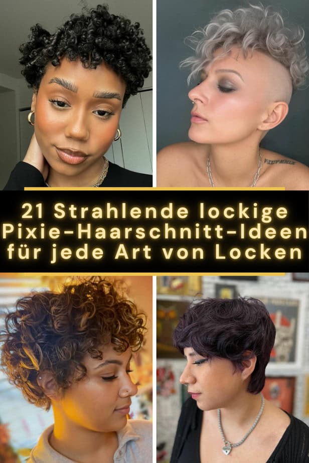 21 Strahlende lockige Pixie-Haarschnitt-Ideen für jede Art von Locken