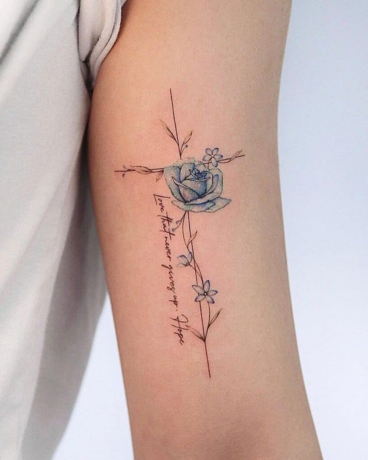 18. Blühender Glaube Tattoo