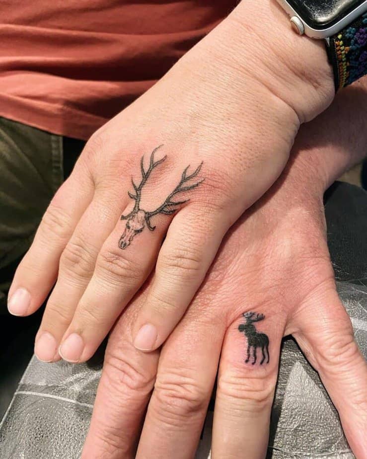 10. Animalische Ehering-Tattoos