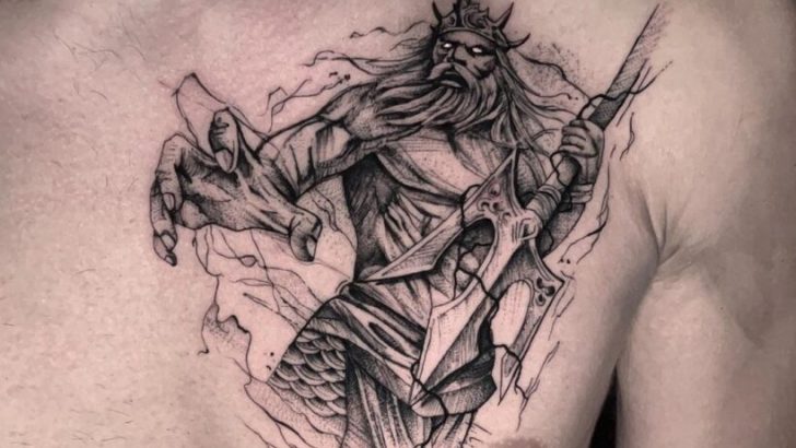 22 Poseidon-Tattoos im Namen der majestätischen Ozeane