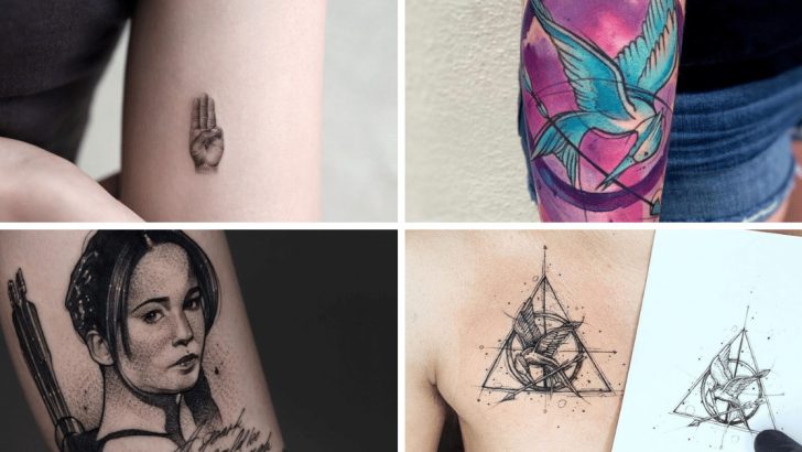 22 Unglaubliche Hunger Games Tattoo-Ideen für eingefleischte Fans