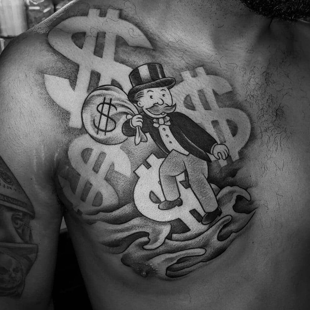 Monopoly Mann Tattoo Ideen