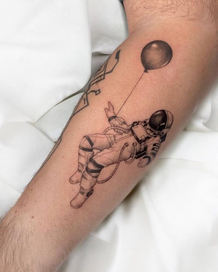 Astronautentattoos für deinen Arm