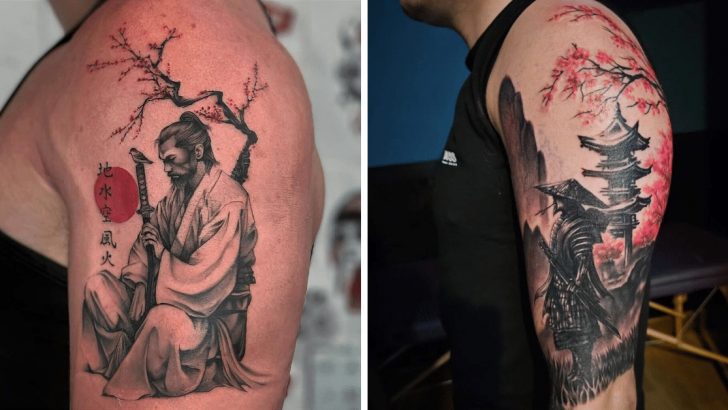 23 Samurai Tattoo Ideen, die den edlen Krieger in sich darstellen