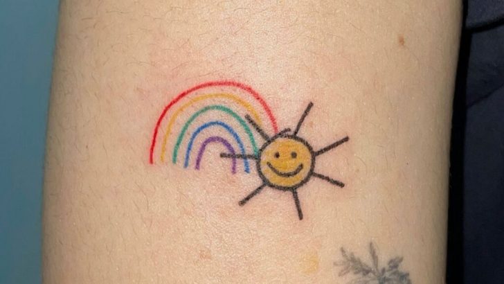 23 Strahlende Regenbogen-Tattoo-Ideen, die Sie beeindrucken werden