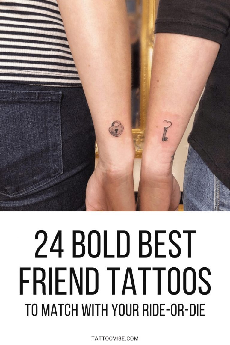 24 Mutige Tattoos für den besten Freund, die zu deinem RideOrDie passen