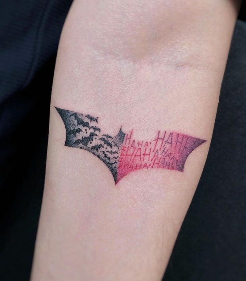Einfache Batman-Tattoos