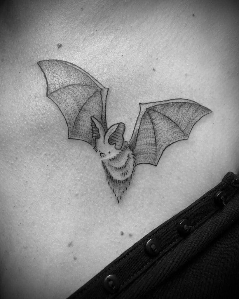 Einfache Fledermaus-Tattoos