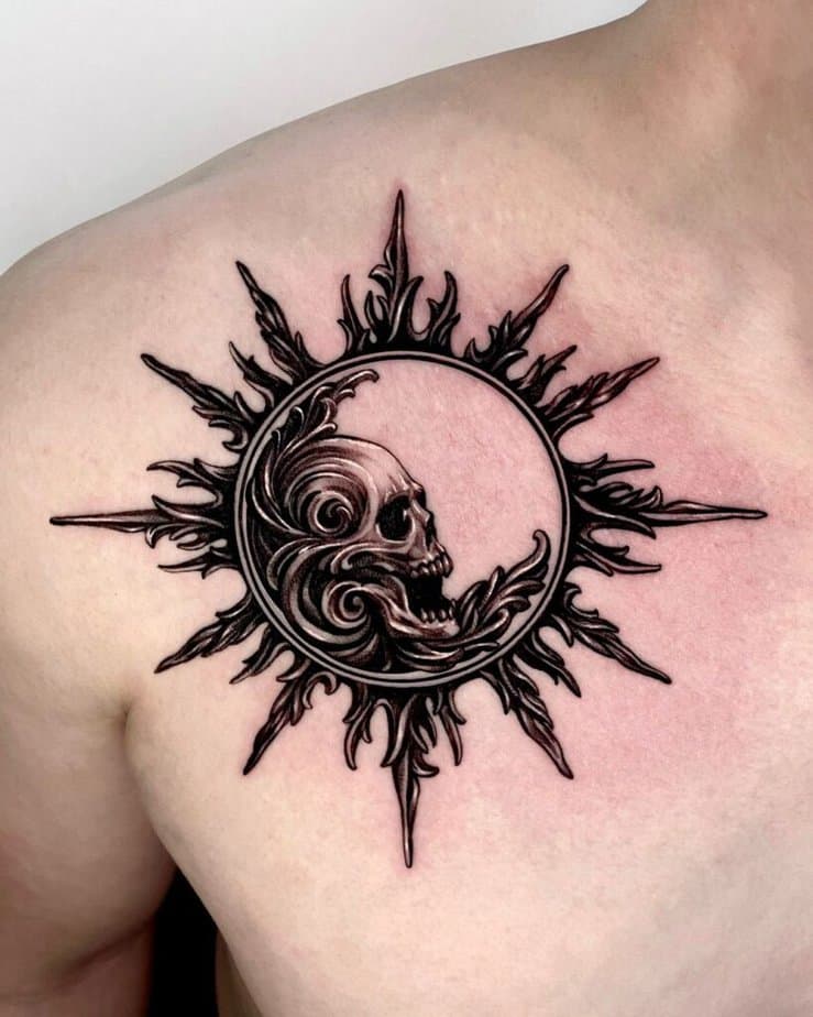 Einzigartige Schädel Tattoo Ideen