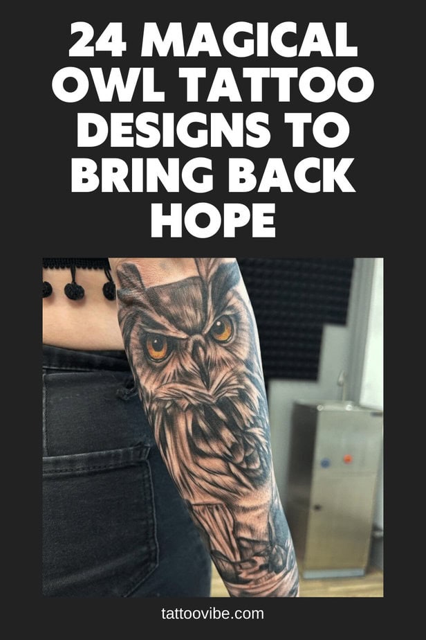 24 Magische Eulen-Tattoo-Designs bringen die Hoffnung zurück
