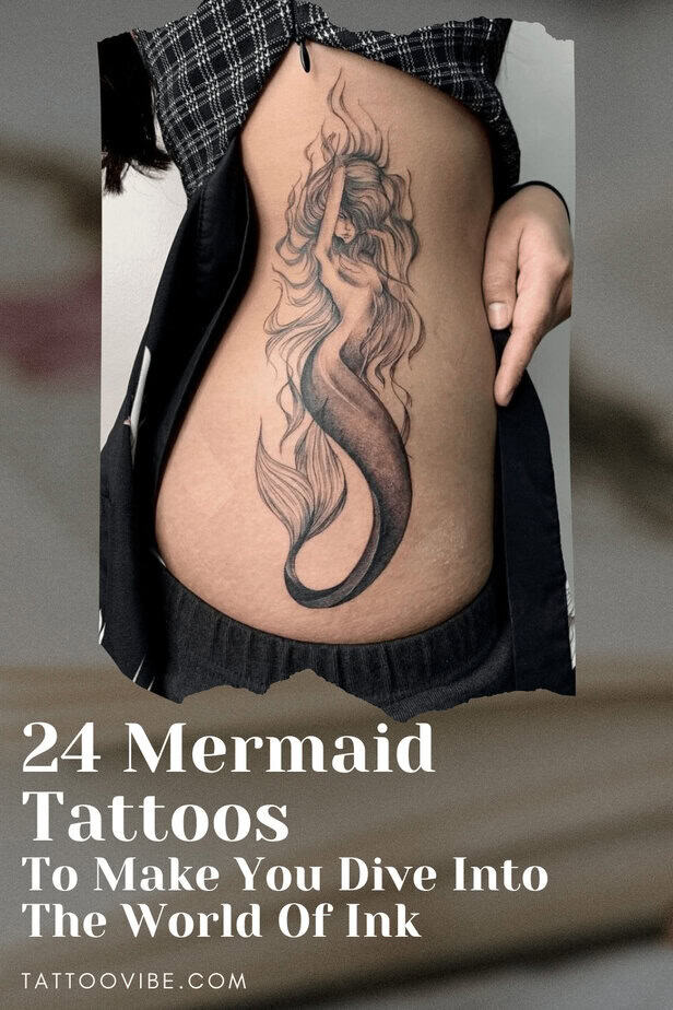 24 Meerjungfrauen-Tattoos, die Sie in die Welt der Tinte eintauchen lassen
