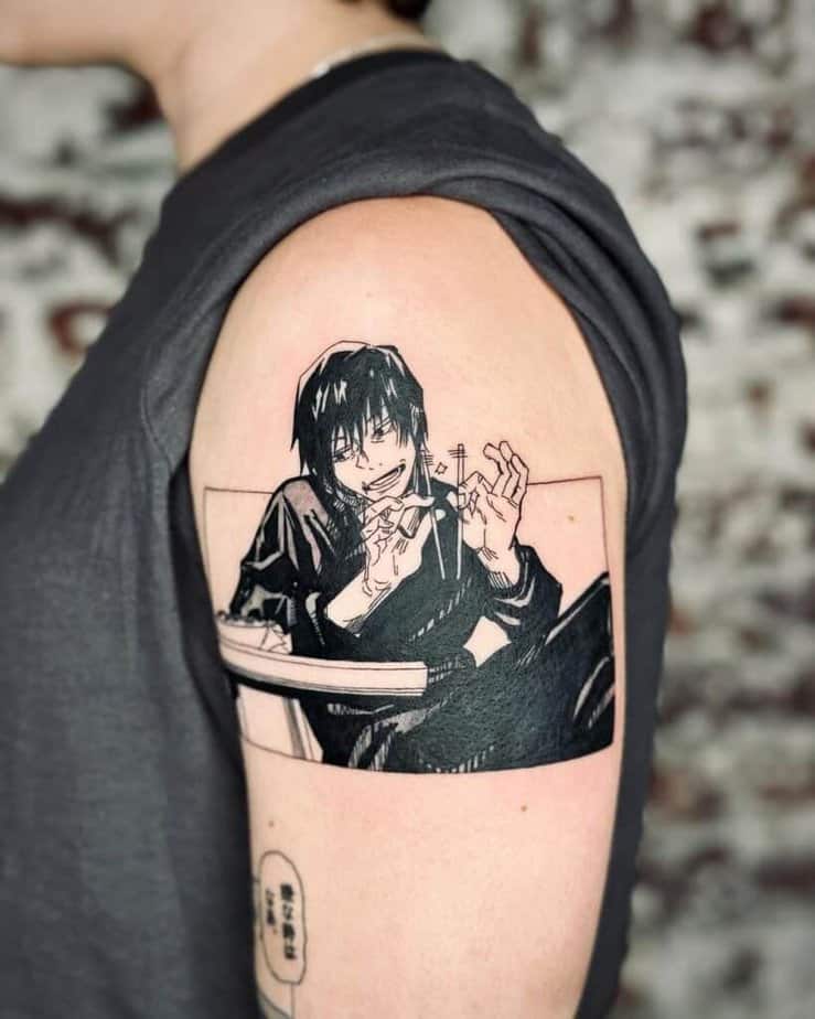 Anime Schulter Tattoo