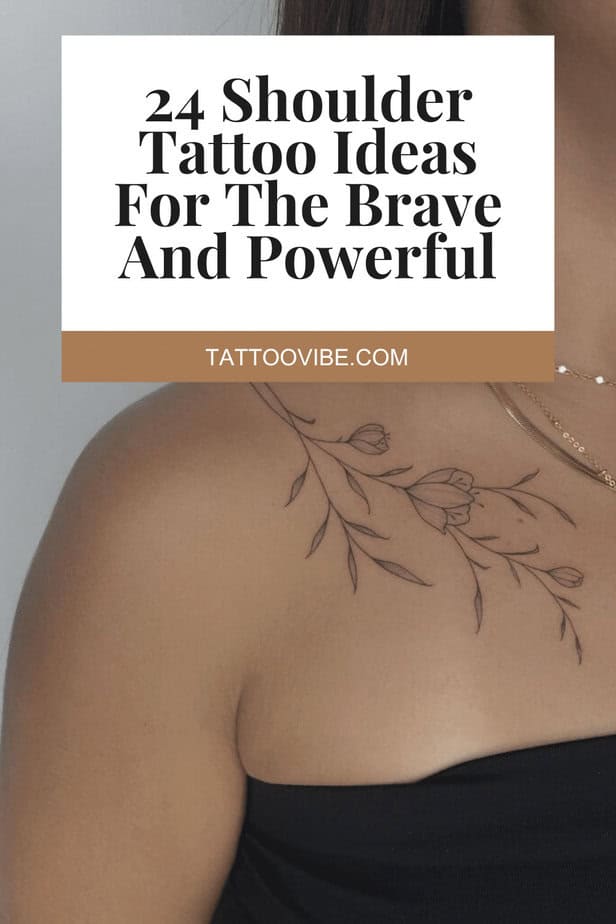 24 Schulter-Tattoo-Ideen für die Tapferen und Mächtigen
