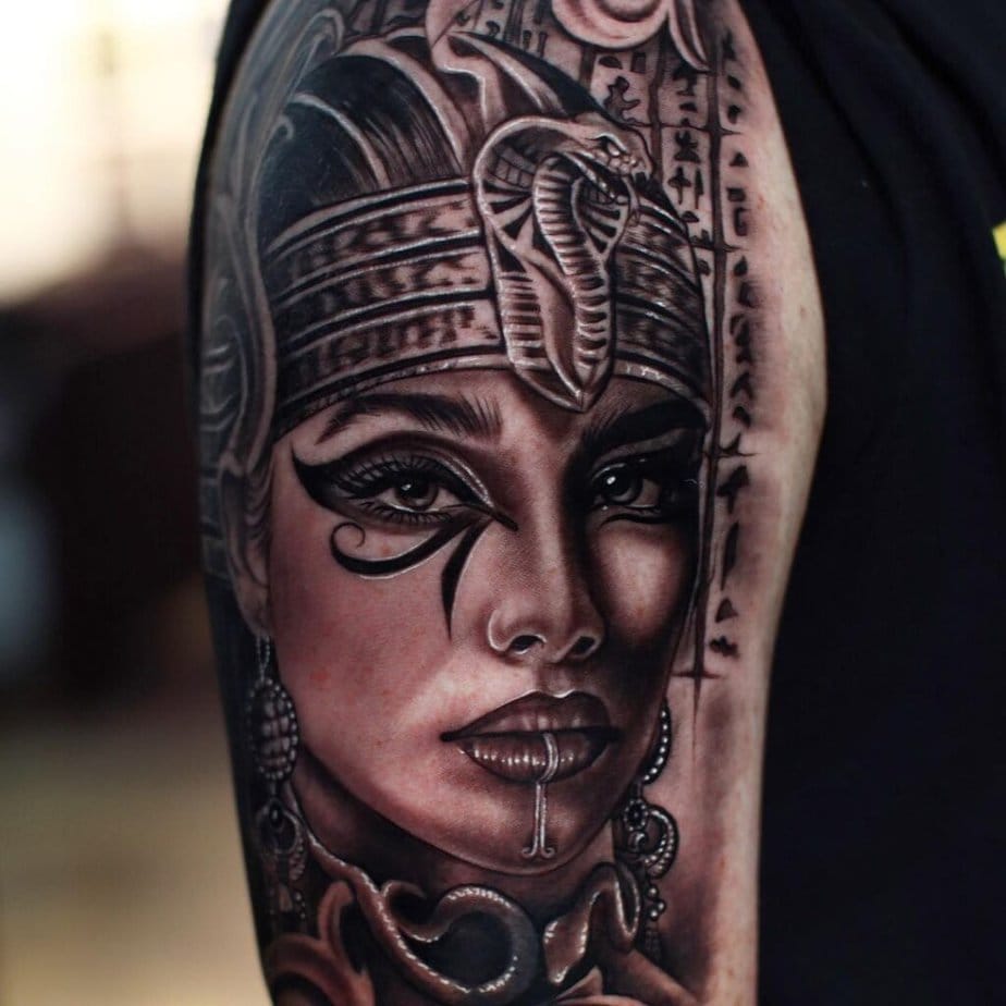 Ägyptischer Pharao Tattoo