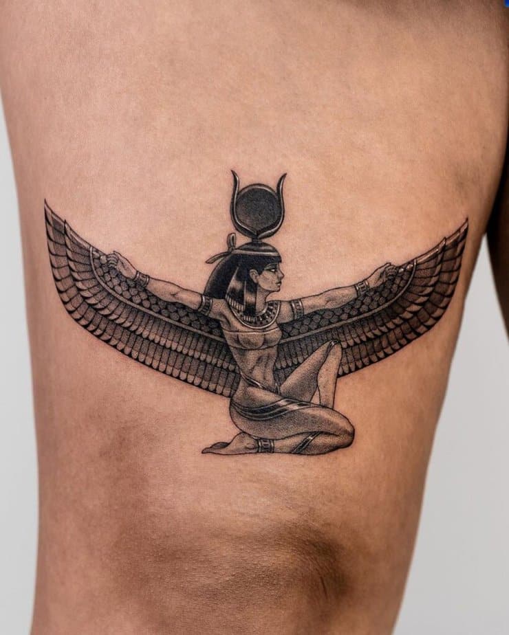 Ägyptischer Gott Tattoo