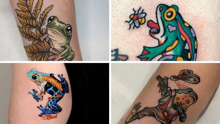 24 Frosch-Tattoo-Designs für Ihren schützenden Vertrauten
