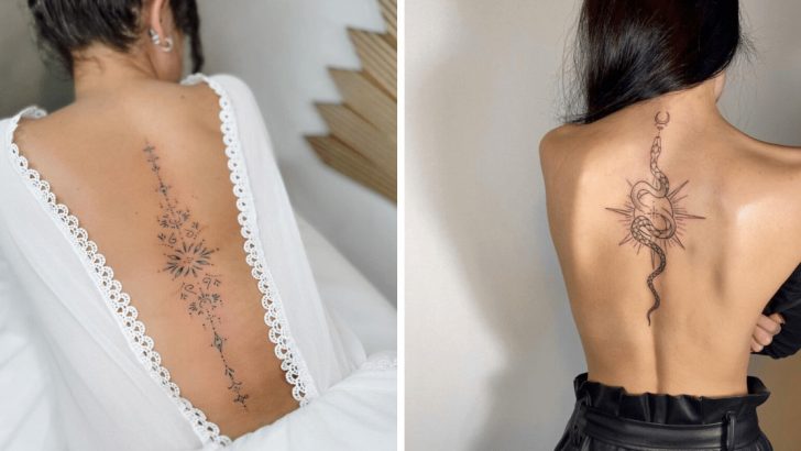 24 Niedliche Wirbelsäulen-Tattoos, die mit Tinte glaubwürdig” im Trend liegen