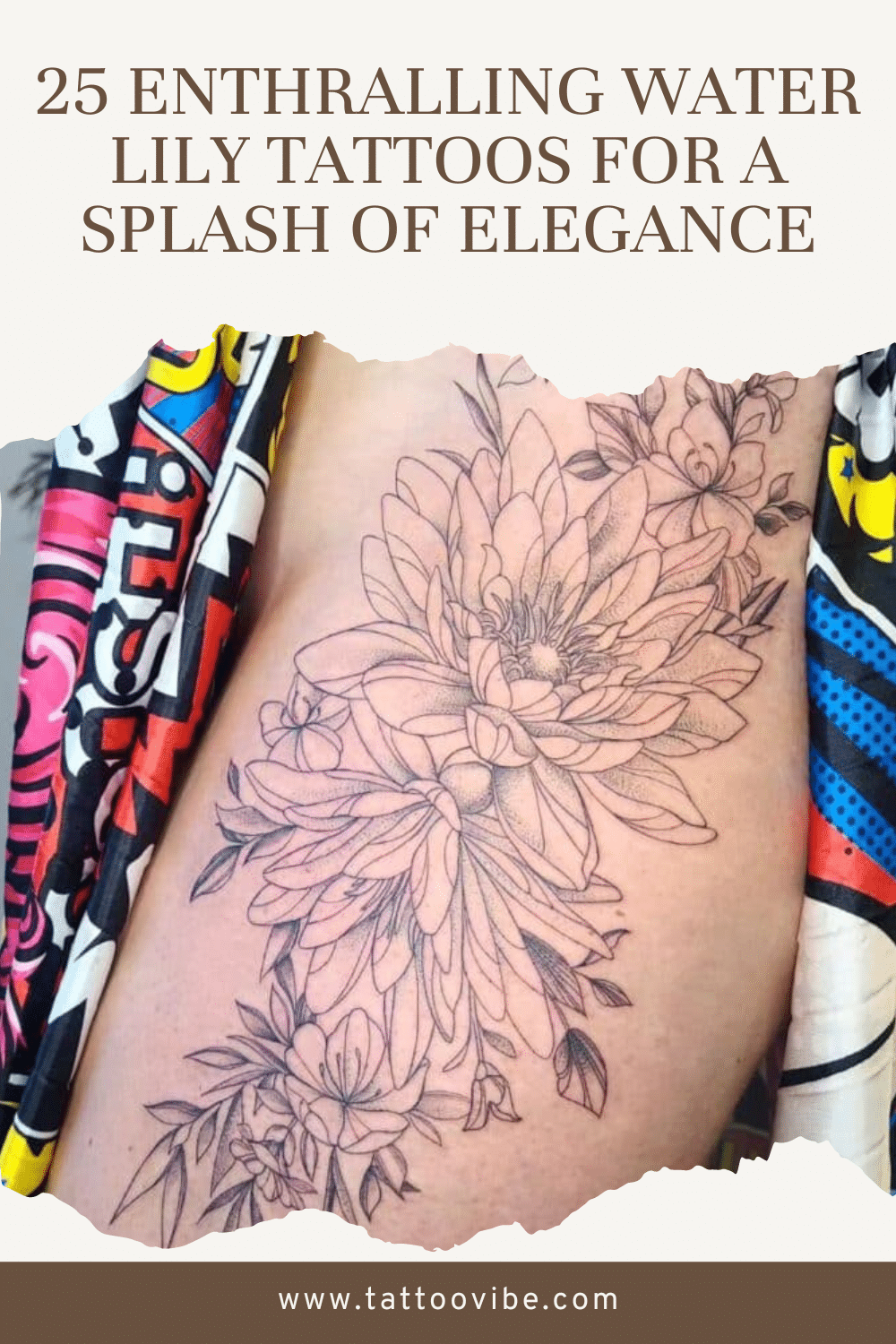 25 faszinierende Seerosen-Tattoos für einen Hauch von Eleganz
