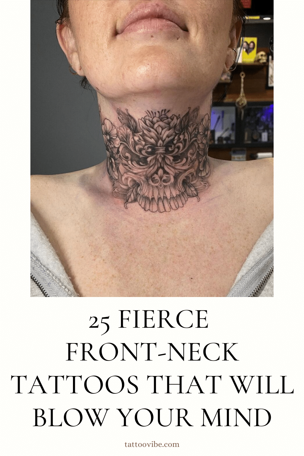 25 Wilde Front-Neck-Tattoos, die dich umhauen werden
