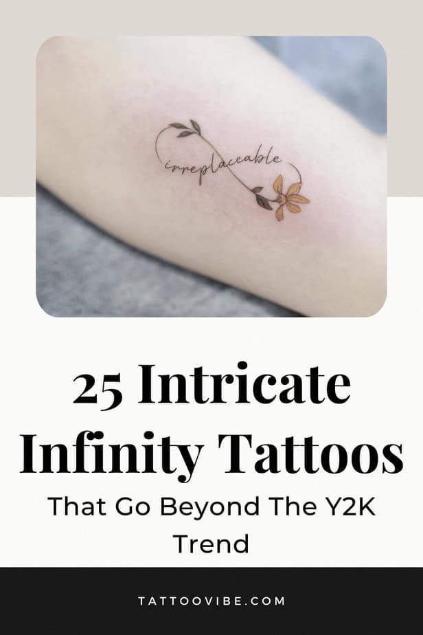 25 Komplizierte Unendlichkeits-Tattoos, die über den Y2K-Trend hinausgehen
