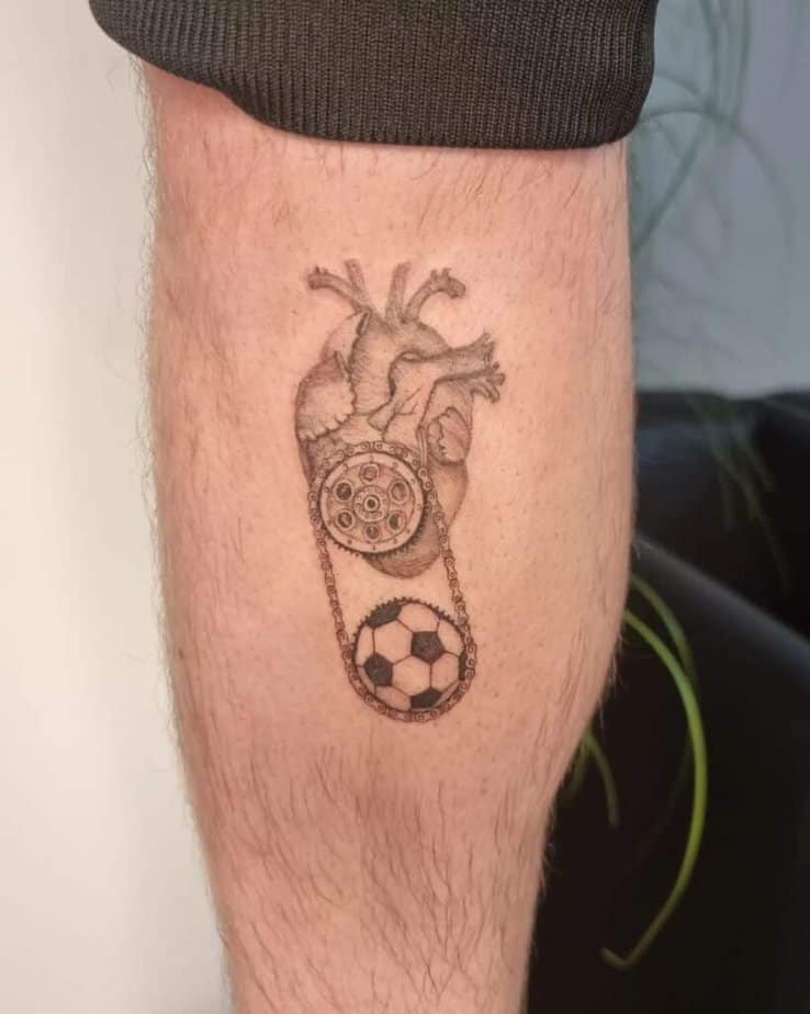 Einzigartige Fußball-Tattoos