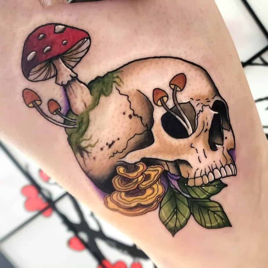 Einzigartige Pilz Tattoo Ideen
