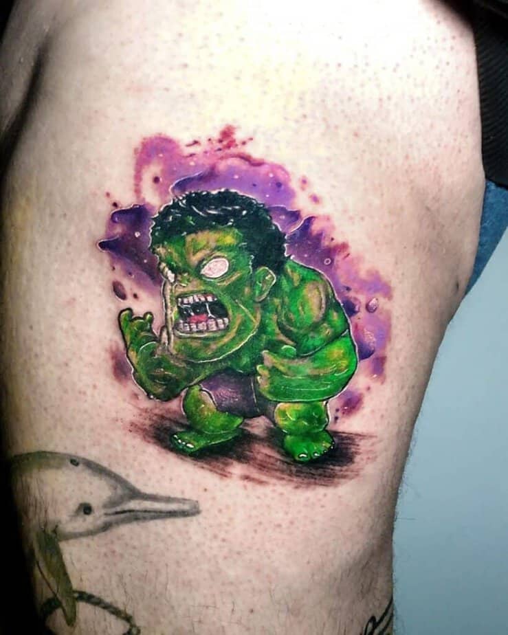Der große Hulk Rächer Tattoo