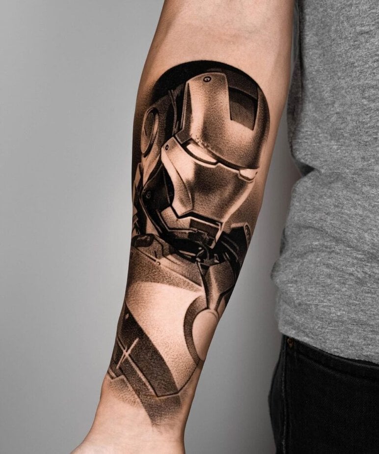 Iron Man Rächer Tattoo
