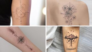 Fabelhafte Tattoo Familie Kompass Fotos
