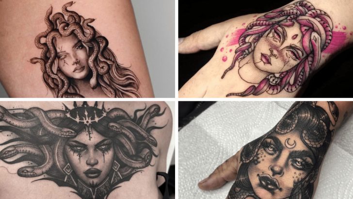26 Medusa Tattoo Designs, die nach weiblicher Ermächtigung schreien