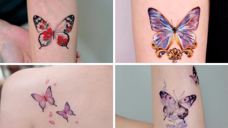 26 Schmetterlings-Tattoo-Designs zur Inspiration für Ihre Wiedergeburt