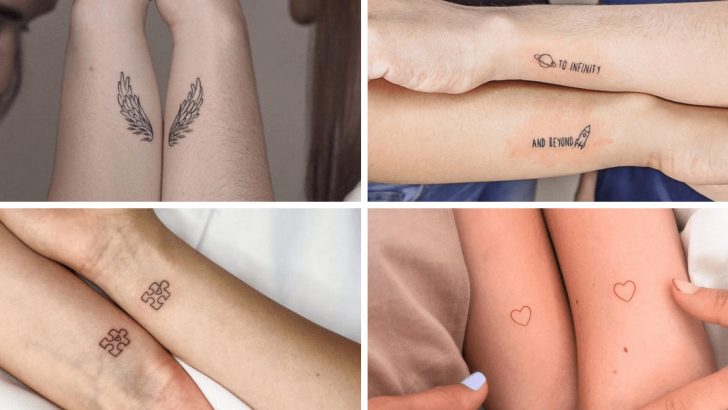 26 Wunderschöne passende Tattoos um “Ich liebe dich” mit Tinte zu sagen