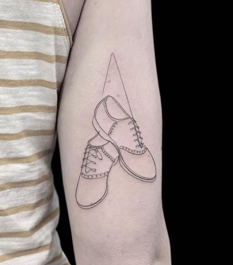 6. Tanzende Schuhe Tattoos