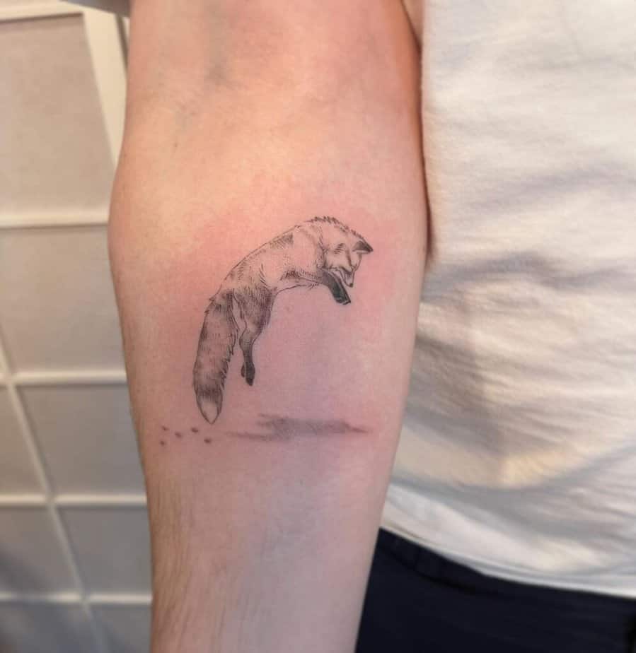 Kleiner Fuchs Tattoo