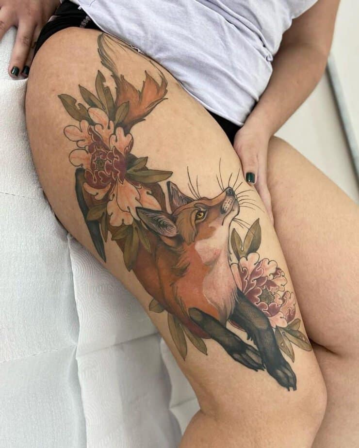 Rotfuchs-Tattoo